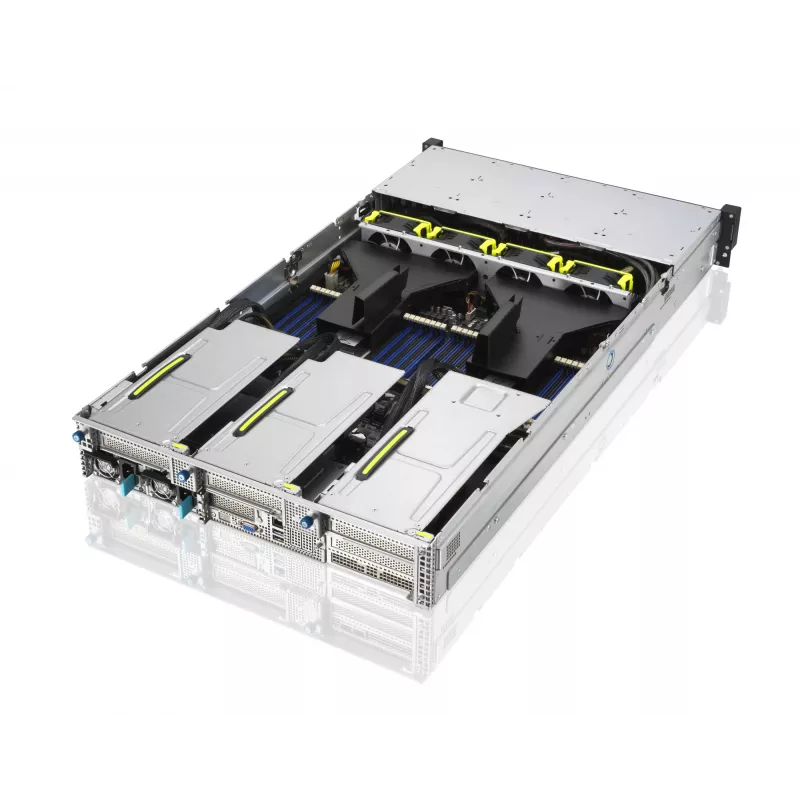 ASUS RS720A-E11-RS24U Servidor barebone rack 2U, plateado