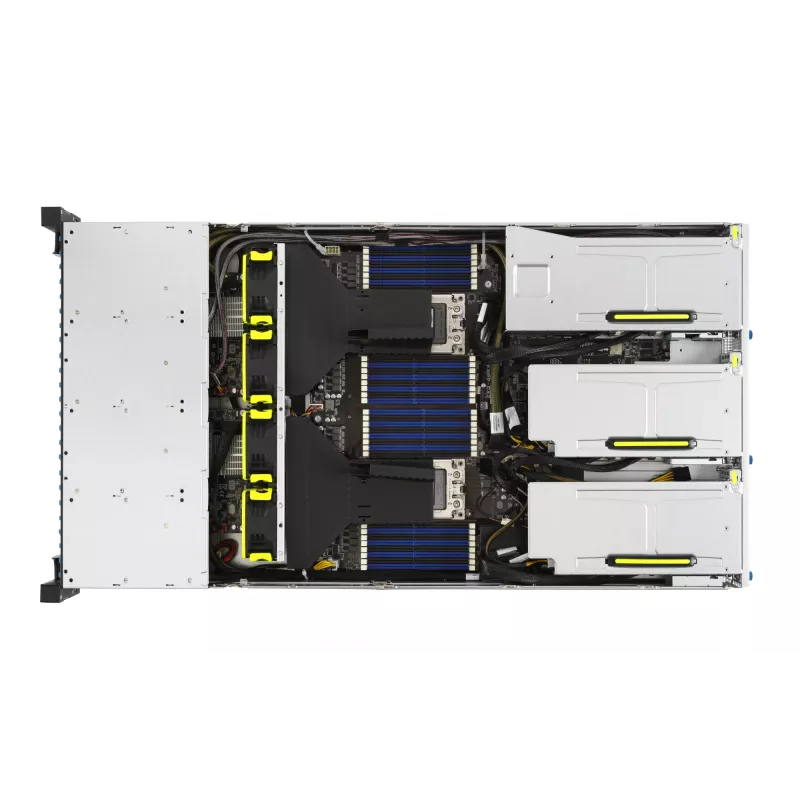 ASUS RS720A-E11-RS24U Servidor barebone rack 2U, plateado