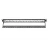 DIGITUS Modular Patch Panel, apantallado 24-Port, blank, 1HE, montaje en rack, desplazado, color negro RAL 9005