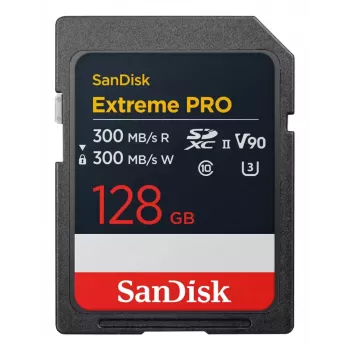 Memoria flash SanDisk Extreme PRO 128 GB SDXC UHS-II Modelo SDSDXDM-128G-GN4IN