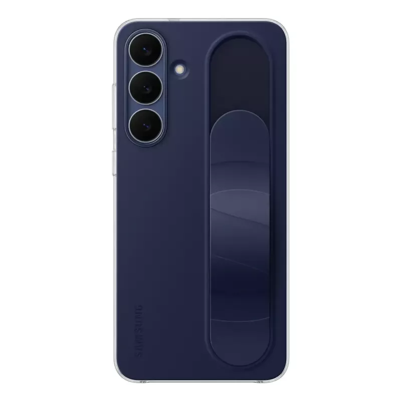 Funda Standing Grip Samsung para Galaxy S25 FE – funda, azul marino, para pantalla de 17 cm (6,7