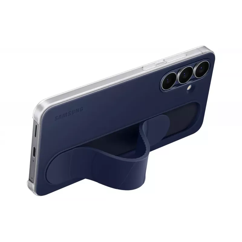 Funda Standing Grip Samsung para Galaxy S25 FE – funda, azul marino, para pantalla de 17 cm (6,7