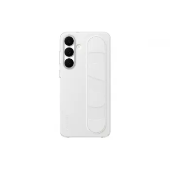 Funda Standing Grip Samsung para Galaxy S25 FE – Blanco, soporte de mesa