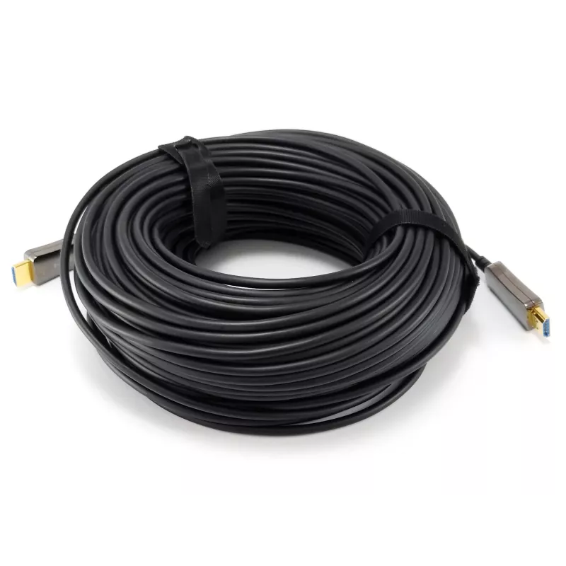 Equip Cable óptico activo HDMI 2.0 AM/AM, 50m, 4K/60Hz, 50 m, HDMI Type-A (estándar), HDMI Type-A (estándar), 3D, Negro