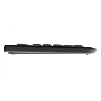 CHERRY KC 1000 Teclado con cable, Negro, USB (QWERTY – UK), Full-Size (100 %), Con cable, USB, QWERTY, Negro