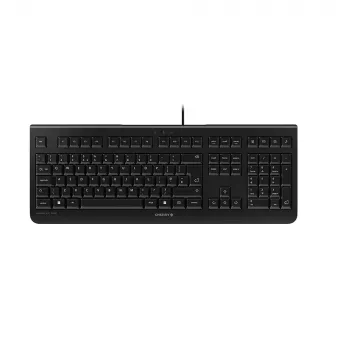 CHERRY KC 1000 Teclado con cable, Negro, USB (QWERTY – UK), Full-Size (100 %), Con cable, USB, QWERTY, Negro