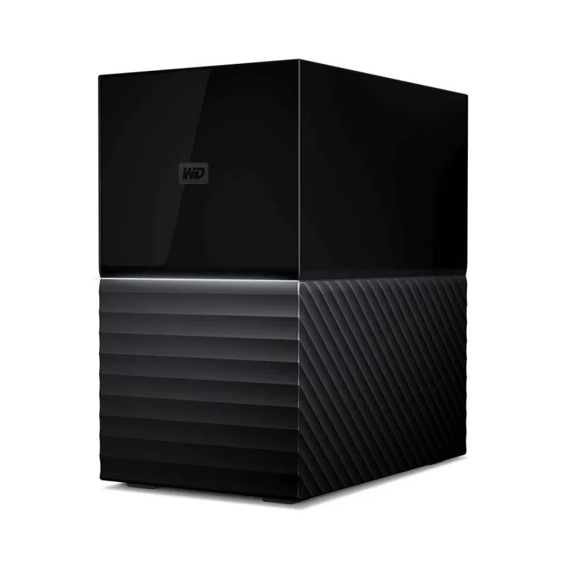 WD My Book Duo WDBFBE0360JBK almacenamiento RAID externo de 36 TB (2x 18 TB HDD), USB-C 3.2 Gen 1, RAID 0/1/JBOD, cifrado por hardware AES de 256 bits, negro
