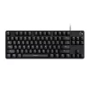 Logitech G G413 TKL SE Teclado gaming mecánico Tenkeyless Con cable USB Interruptores mecánicos Negro