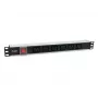 Equip 333319 Unidad de distribución de corriente (PDU) 6 salidas AC 1U Negro