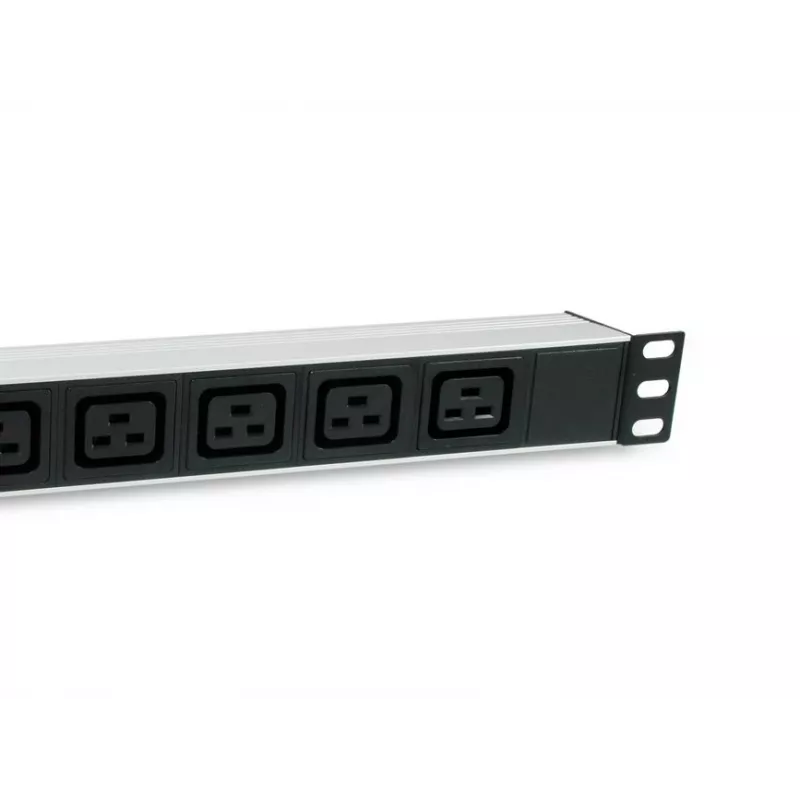 Equip 333319 Unidad de distribución de corriente (PDU) 6 salidas AC 1U Negro