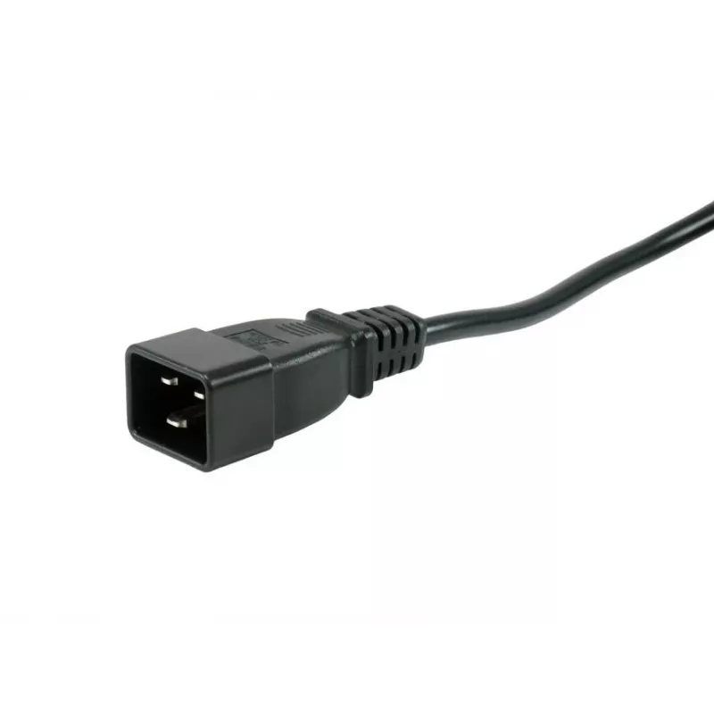 Equip 333319 Unidad de distribución de corriente (PDU) 6 salidas AC 1U Negro