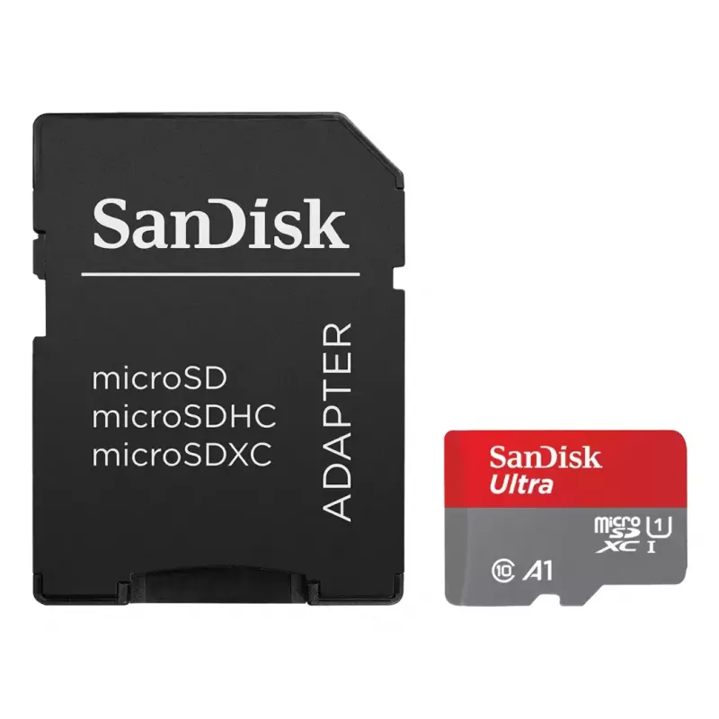WESTERN DIGITAL SanDisk Ultra micro SDXC 64 GB más Adaptador SD 140 MB/s A1 Clase 10 UHS-I – pack de 2