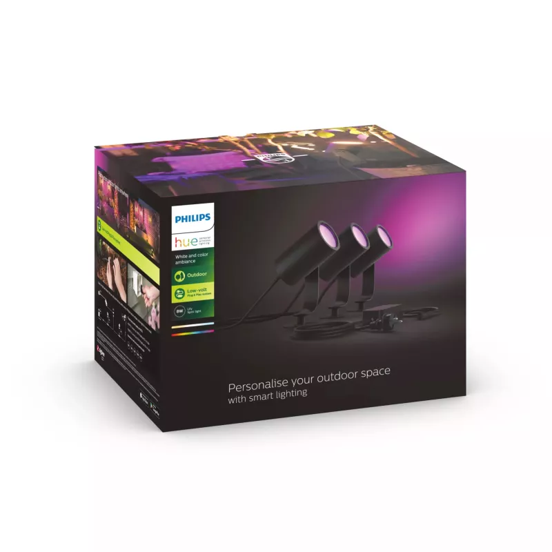 Lámpara colgante inteligente Philips Hue White and Colour Ambience Lily Outdoor Spot Light 1741430P7