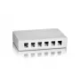 Caja de superficie para 12 puertos Keystone Jack Equip 125460