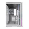 FSP M580-WP Plus caja de PC Midi Tower, ATX, ARGB, cristal templado, blanca