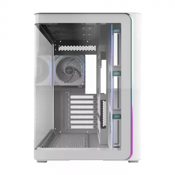 Caja FSP M580-WP Plus Torre Midi mITX, mATX Blanca ARGB, Torre Midi, PC, Blanca, ATX, micro ATX, Mini-ITX, Cristal, SPCC, 16 cm