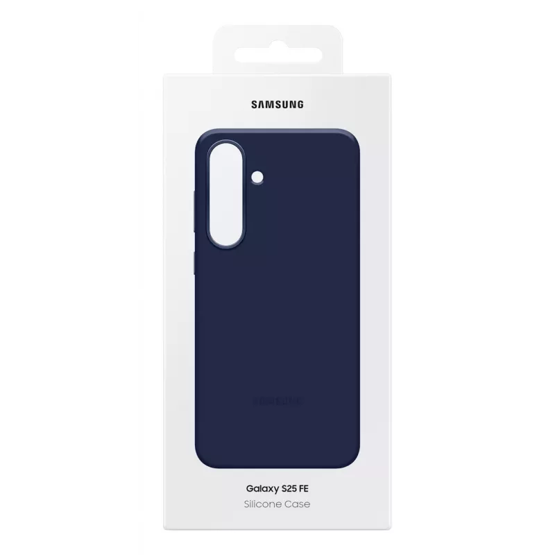 Samsung funda de silicona para Galaxy S25 FE, azul oscuro, EF-PS731CNEGWW