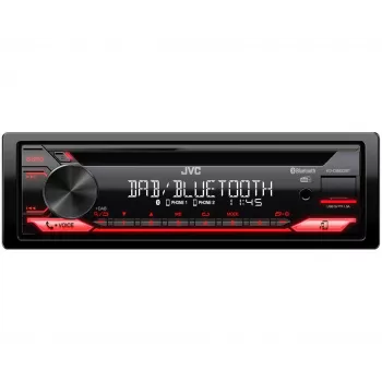 Radio para coche JVC KD-DB622BT Negra 200 W Bluetooth
