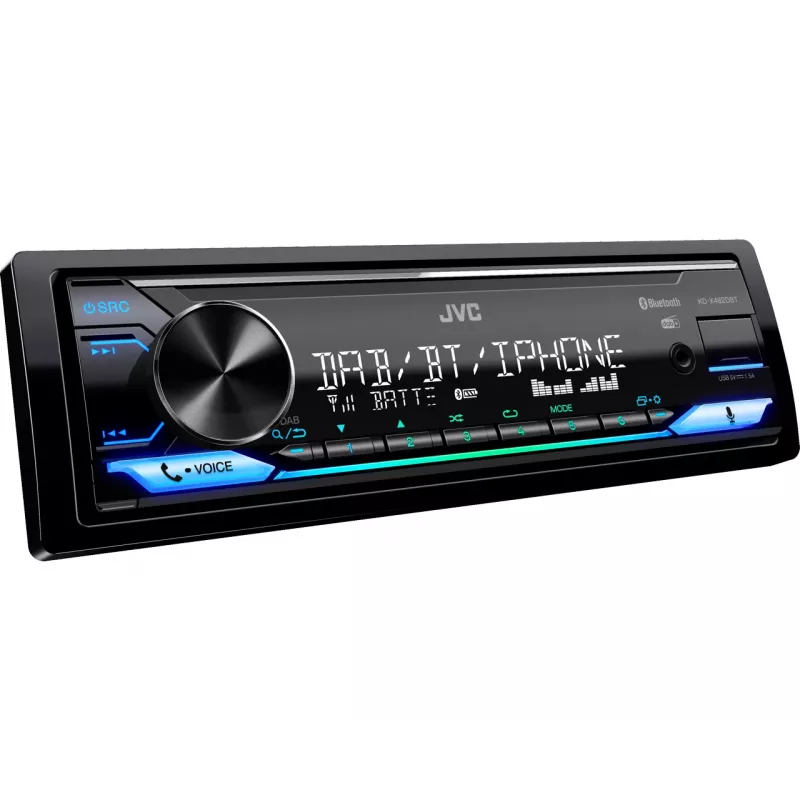 JVC KD-X482DBT Negra 200 W Bluetooth