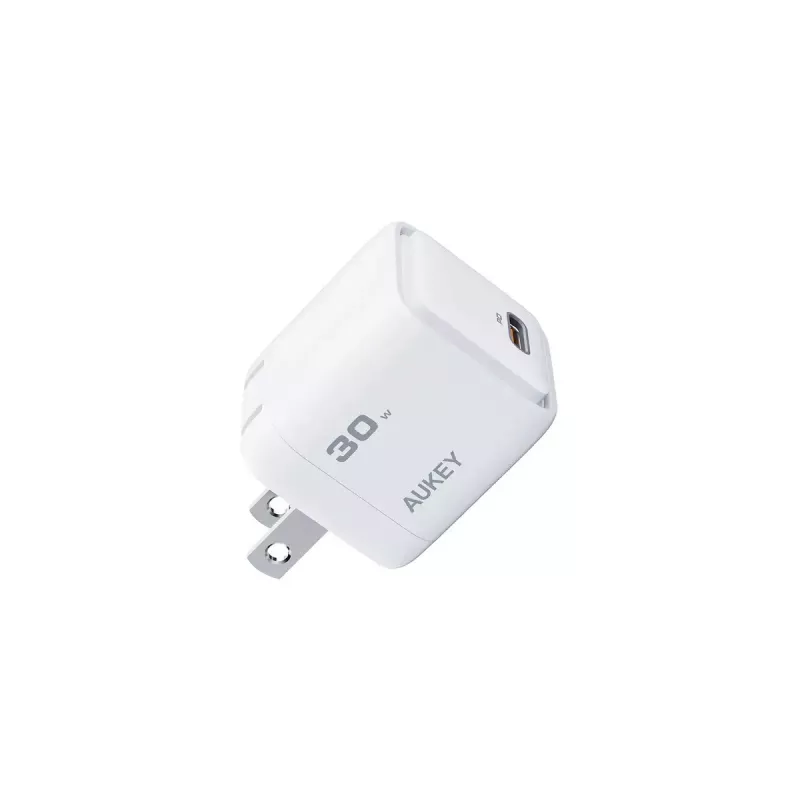 AUKEY Comet Mini PA-C1 cargador de 30 W, 1 puerto, carga rápida, 100–240 V AC, gris