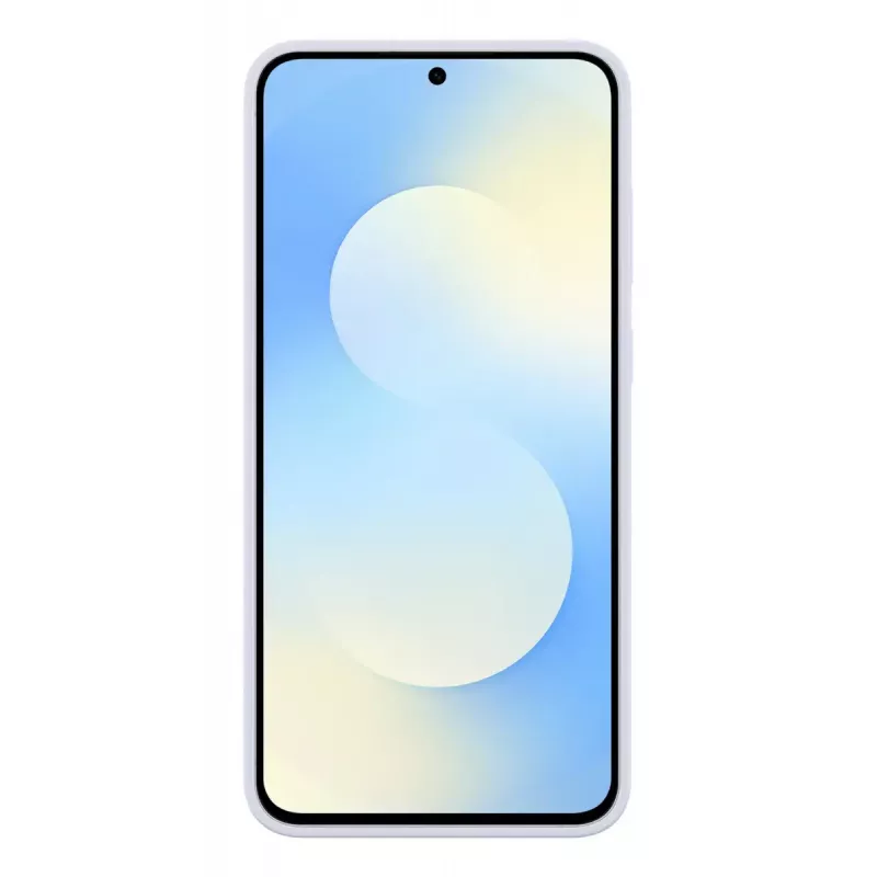 Funda de silicona para Samsung Galaxy S25 FE — Azul claro, para pantalla de 6,7 pulgadas, Forro interior de microfibra