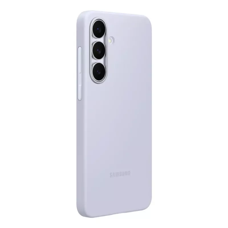 Funda de silicona para Samsung Galaxy S25 FE — Azul claro, para pantalla de 6,7 pulgadas, Forro interior de microfibra
