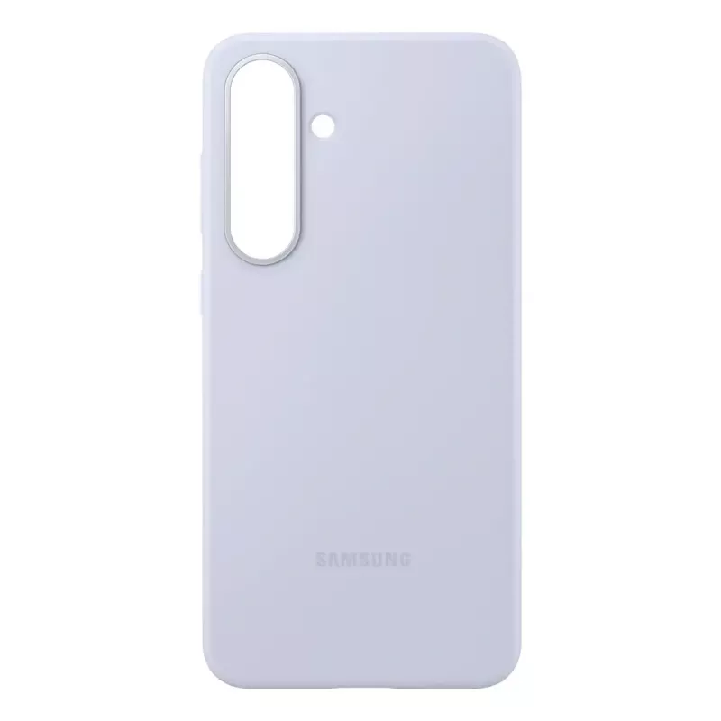 Funda de silicona para Samsung Galaxy S25 FE — Azul claro, para pantalla de 6,7 pulgadas, Forro interior de microfibra