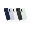 Funda de silicona para Samsung Galaxy S25 FE — Azul claro, para pantalla de 6,7 pulgadas, Forro interior de microfibra