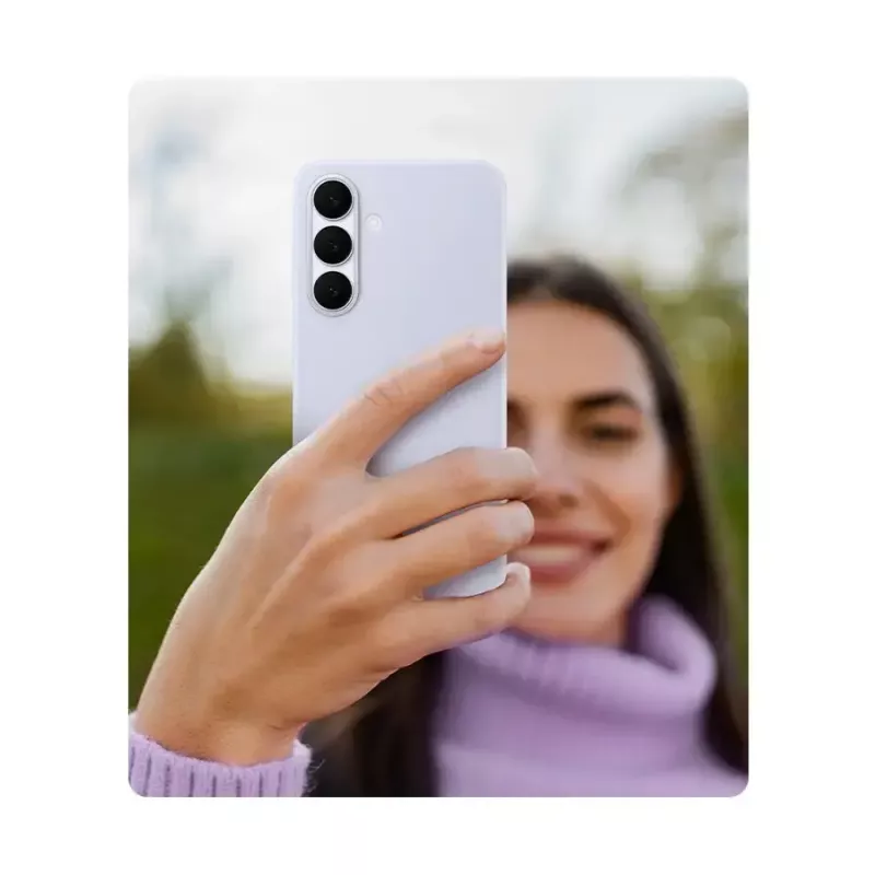Funda de silicona para Samsung Galaxy S25 FE — Azul claro, para pantalla de 6,7 pulgadas, Forro interior de microfibra