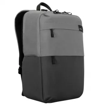Mochila Targus Sagano 39,6 cm 15,6 pulgadas Negro Gris 2 bolsillos frontales