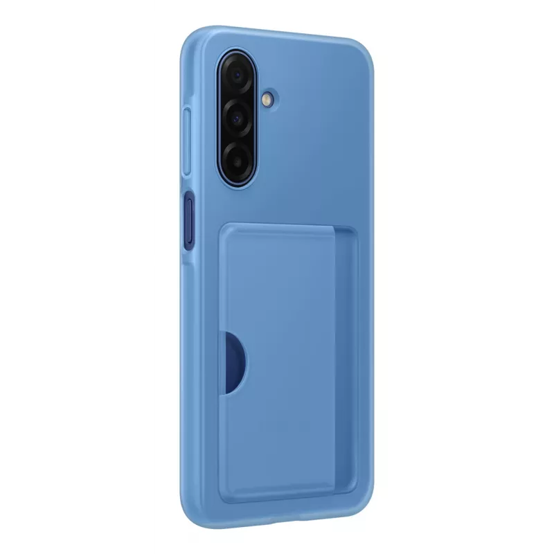 Cubierta trasera Samsung A17 con compartimento para tarjetas, azul — EF-OA176TLEGWW