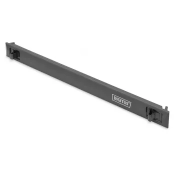 DIGITUS Panel ciego 1U, encajable, material ABS color negro