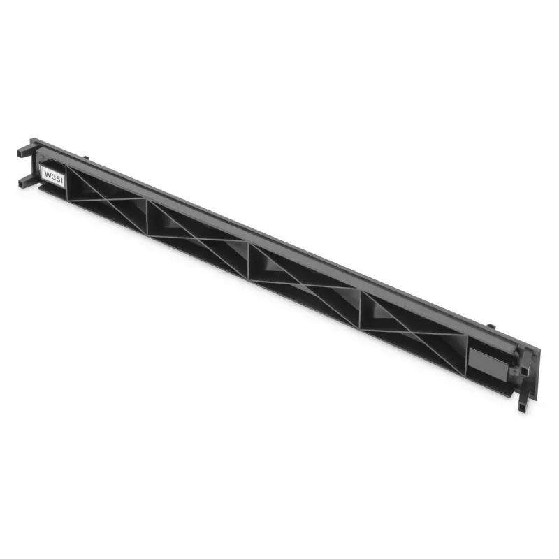 DIGITUS Panel ciego 1U, encajable, material ABS color negro