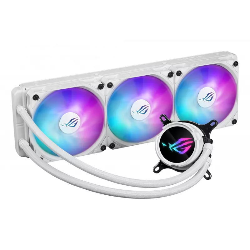 ASUS ROG Strix LC III 360 ARGB White Edition refrigeración líquida AiO, 360 mm, blanco