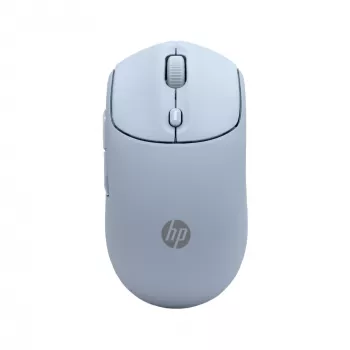 HP 400 Ratón inalámbrico silencioso azul, ambidiestro, RF Wireless + Bluetooth, 6000 DPI, Azul