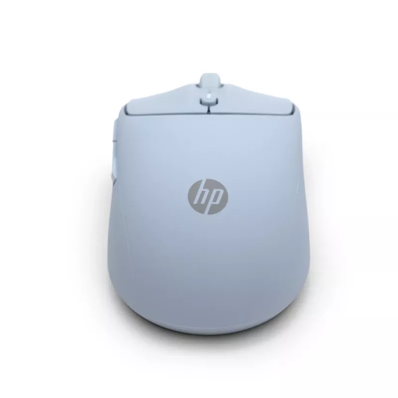 HP 400 Ratón inalámbrico silencioso azul, ambidiestro, RF Wireless + Bluetooth, 6000 DPI, Azul