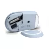 HP 400 Ratón inalámbrico silencioso azul, ambidiestro, RF Wireless + Bluetooth, 6000 DPI, Azul