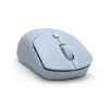 HP 400 Ratón inalámbrico silencioso azul, ambidiestro, RF Wireless + Bluetooth, 6000 DPI, Azul