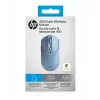 HP 400 Ratón inalámbrico silencioso azul, ambidiestro, RF Wireless + Bluetooth, 6000 DPI, Azul