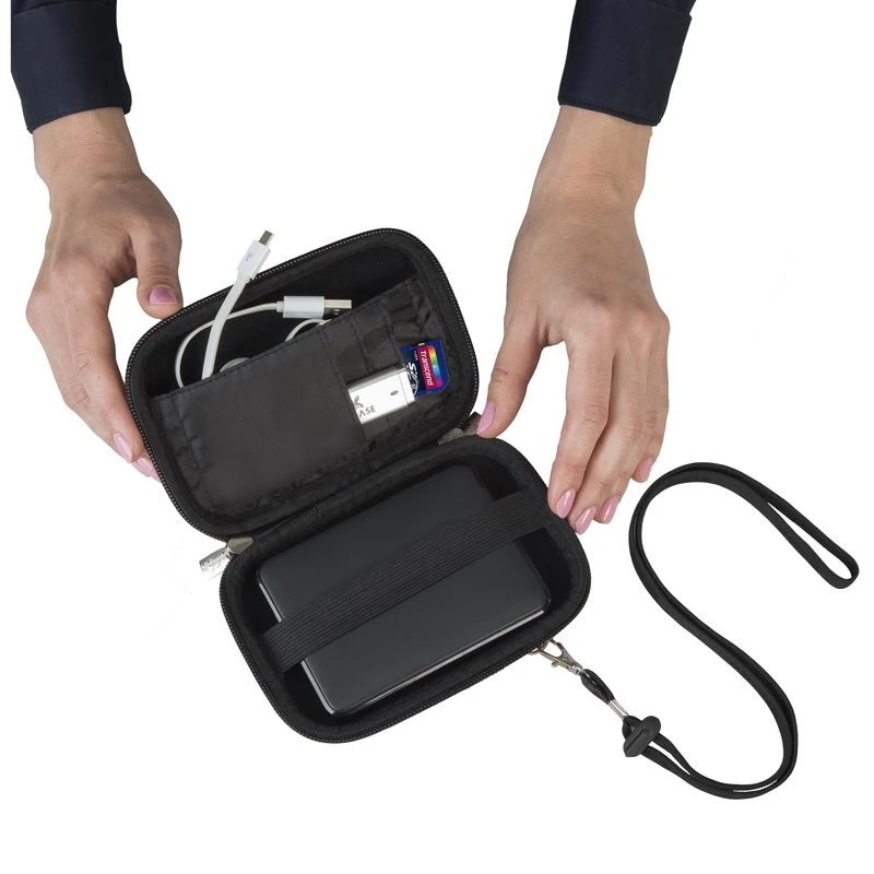 Rivacase 9101 Davos funda para HDD de 2,5 pulgadas, negra