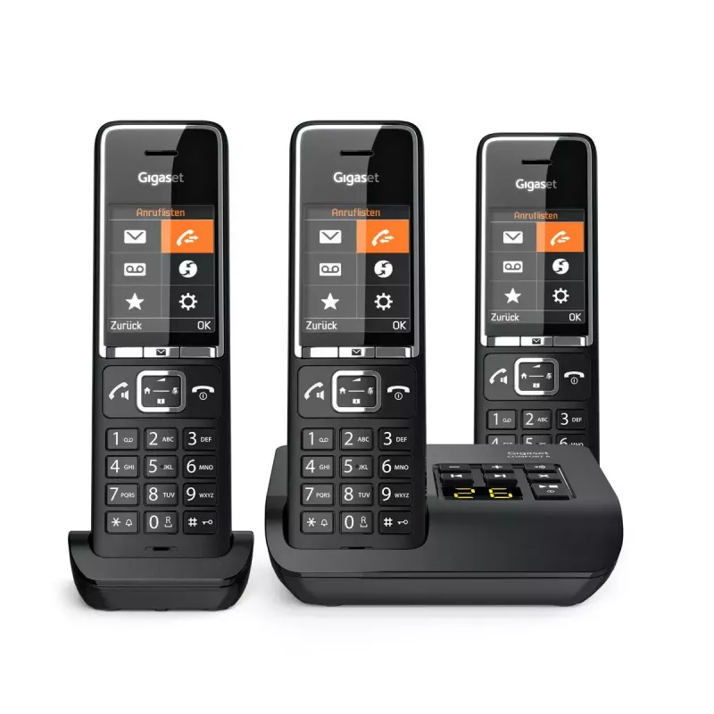Teléfono analógico Gigaset COMFORT 550A inalámbrico con identificación de llamadas