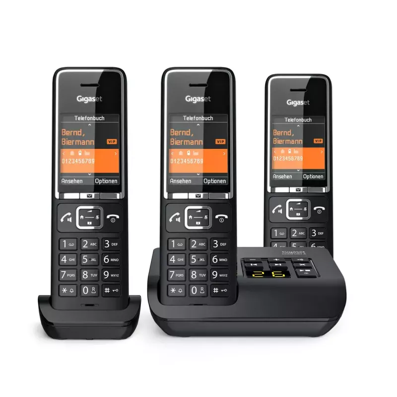 Teléfono analógico Gigaset COMFORT 550A inalámbrico con identificación de llamadas