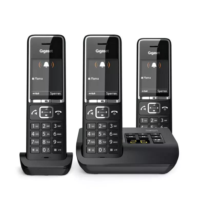 Teléfono analógico Gigaset COMFORT 550A inalámbrico con identificación de llamadas