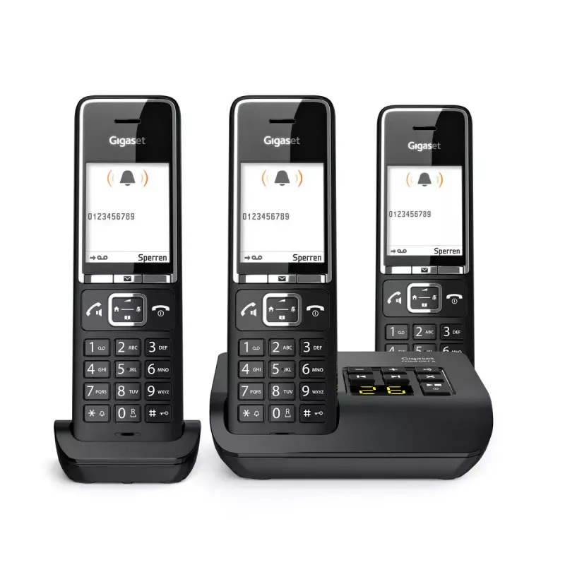 Teléfono analógico Gigaset COMFORT 550A inalámbrico con identificación de llamadas