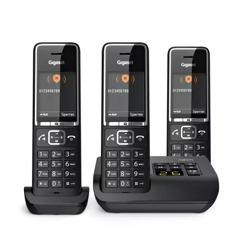 Teléfono analógico Gigaset COMFORT 550A inalámbrico con identificación de llamadas