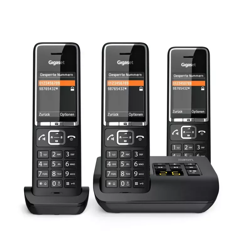 Teléfono analógico Gigaset COMFORT 550A inalámbrico con identificación de llamadas