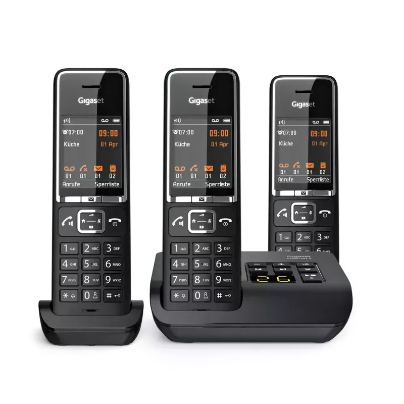 Teléfono analógico Gigaset COMFORT 550A inalámbrico con identificación de llamadas