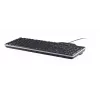 Teclado DELL KB813 universal USB QWERTY inglés de EE. UU. negro