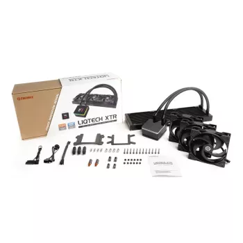 Set de refrigeración líquida ENERMAX ELC-LTXTR360 con ventiladores de 120 mm, radiador de 360 mm