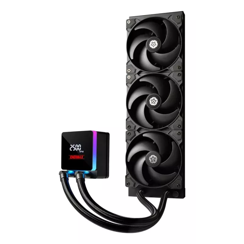 Set de refrigeración líquida ENERMAX ELC-LTXTR360 con ventiladores de 120 mm, radiador de 360 mm